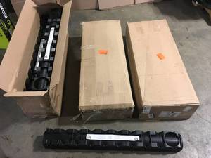 Storm Drain Deep Series 5 in. W x 5.25 in. D x 39.4 in. L Channel Drain Kit with Gray Grate (6-Pack) by RELN Customer Returns See Pictures