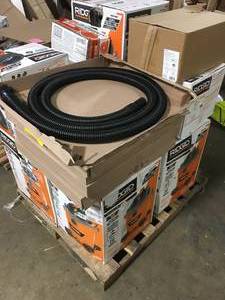 Pallet of Ridgid WetDry Shop Vacs Customer Returns See Pictures
