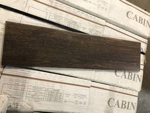 Pallet of assorted Cabin Zion 5.91 in. x 23.62 in. Matte Wood Look Porcelain Floor and Wall Tile (13.566 sq. ft.Case) by EMSER TILE Customer Returns See Pictures