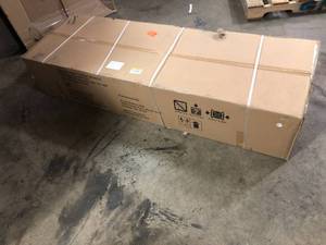 Ready-to-Assemble 24-Gauge Steel Freestanding Garage Cabinet in Black (48 in. W x 72 in. H x 18 in. D) by Husky  Customer Returns See Pictures