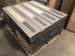 Pallet of 46 Boxes of Modena Natural Beige 9 in. x 47 in. Matte Porcelain Floor Tile (11.75 sq. ft.Case) by MSI  Customer Returns See Pictures