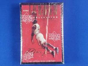 Michael Jordan Unopened Pack of 24 3 12 x 5 Cards 1996 Upper Deck Jordan Collection Blow Up Inserts