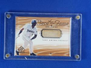 Tony Gwynn Piece of the Game, Game Used Bat 2000 Upper Deck Slabbed