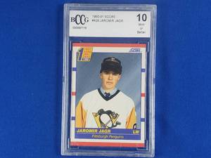 Jaromir Jagr 1990-91 Score #428 1st Round Draft Choice Beckett Graded 10 Mint or Better