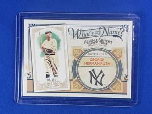 Babe Ruth Whats in a Name Allen & Ginters Topps 2012 #WIN99