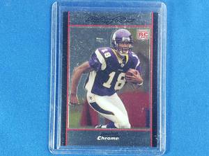 Sidney Rice Bowman Chrome Rookie Card #BC79