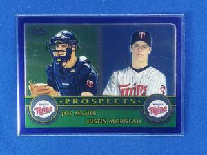 Joe Mauer & Justin Morneau Topps Chrome Prospects #436