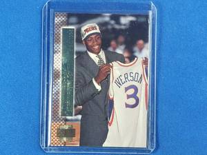 Allen Iverson 1996 Topps Stadium Club Rookie Card #SM15
