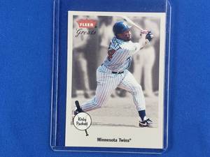 Kirby Puckett 2001 Fleer Greats #96