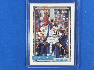 Shaquille ONeal Topps 92 Draft Pick #362 Rookie Card