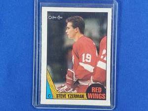 Steve Yzerman 1987 O-Pee-Chee #56