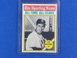Ted Williams 1976 Topps The Sporting News All-Time All-Stars #347