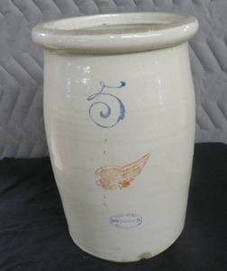 lot 2 image: RED WING CROCK
