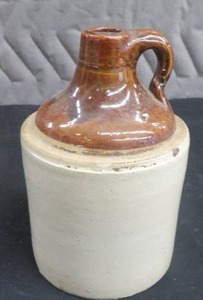lot 5 image: VINTAGE WHISKEY JUG