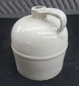 lot 10 image: ANTIQUE STONEWARE JUG
