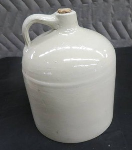 lot 11 image: ANTIQUE AMERICAN 2 GALLON WHISKEY JUG