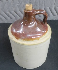 lot 12 image: ANTIQUE STONEWARE JUG