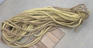 lot 99 image: LARGE LOT OF ROPE