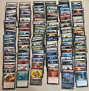 Lot of 120 MTG 2022 Neon Dynanity Cards-100 Common 20 Uncommon
