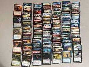 Lot of 125 MTG Cards 100 Common 25 Uncommon-Mostly from Core Sets 2012-2021