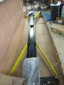 electric stabilizer jack with black...