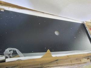 floating tv stand open box ...