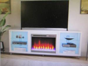 Ameriwood Home Lumina Deluxe Firepl...