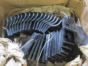box of metal hangers ...