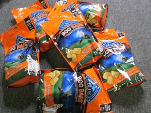 6 bags of blue boo bars crunchy dog...
