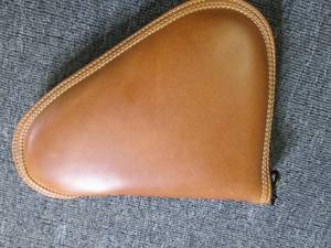 leather gun storage pouch new ...
