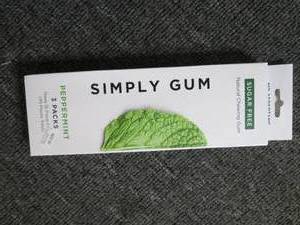 case of 16 sugar free simply gum pe...