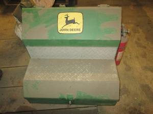 john deere metal cabinet  23 x 18 x...