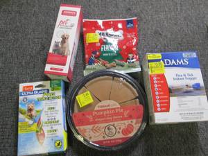 lot of dog items ...