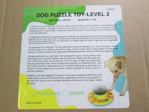 dog puzzle toy level two ...