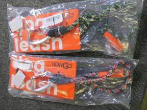 2 dog leashes ...