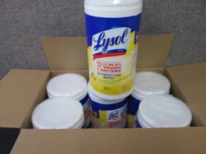 LYSOL Disinfecting Wipes Canister,...
