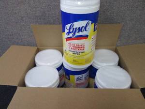 LYSOL Disinfecting Wipes Canister,...