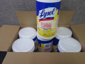 LYSOL Disinfecting Wipes Canister,...