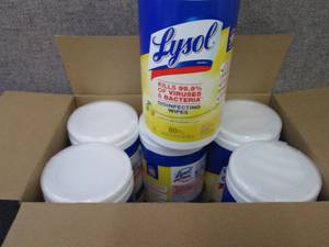 LYSOL Disinfecting Wipes Canister,...