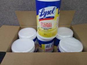 LYSOL Disinfecting Wipes Canister,...