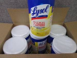 LYSOL Disinfecting Wipes Canister,...