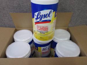 LYSOL Disinfecting Wipes Canister,...