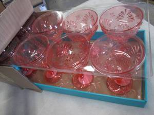 Box of 8 Acrylic  Margarita Glasses...