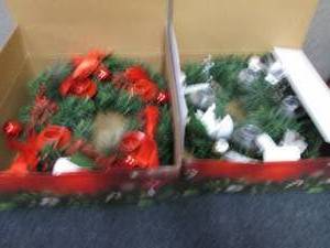 2 Christmas Center PieceAdvent Wre...