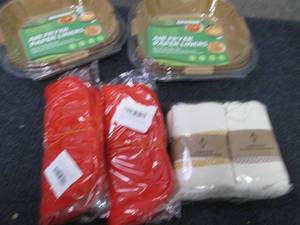 Paper Air Fryer Liners, 2-2pk Silic...