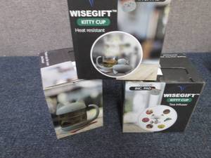 3 WiseGift Kitty Cup Tea Infusers...