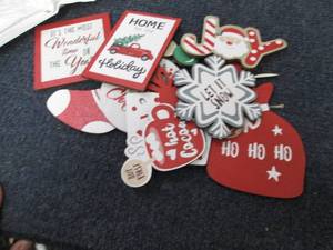 7 pks Holiday Wooden Decoration Pie...