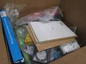 Box of Assorted Small Overstock Ite...