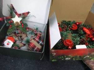 Plaid Ornaments, Center PieceAdven...