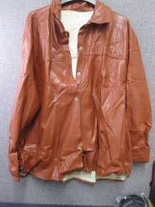 Ladies Faux Leather Shirt Jacket...